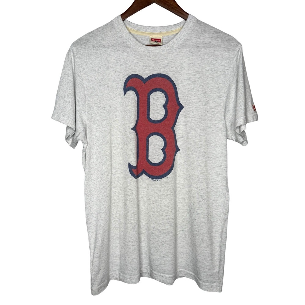 Homage Vintage Boston Red Socks Gray Logo T Shirt Vintage Medium